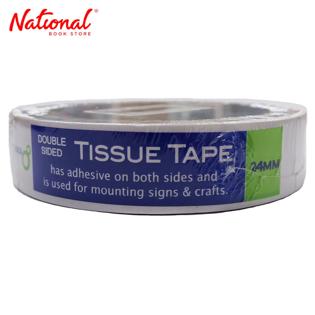 Optima Double Sided Tape Tissue Big Roll 24Mmx20M National Book Store ...