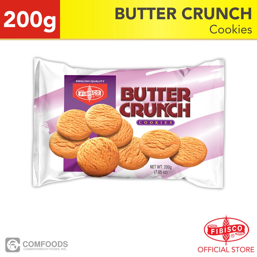 FIBISCO Butter Crunch Cookies 200g | Shopee Philippines