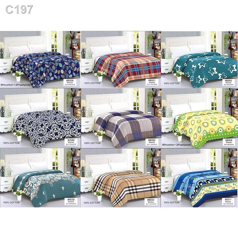 Cotton Blanket Kumot Original Economy Class Sparrow Blankets Double