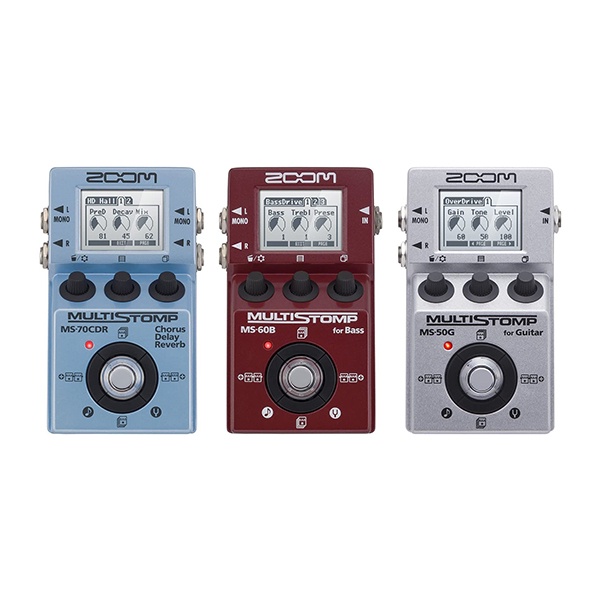 ZOOM Amazing MultiStomp Multi effects pedal MS60B (for bass) / MS50G