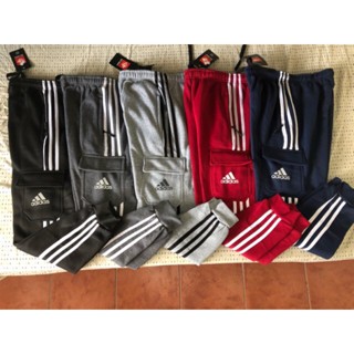 Adidas fashion cotton men and women jogging pants Zip pocket