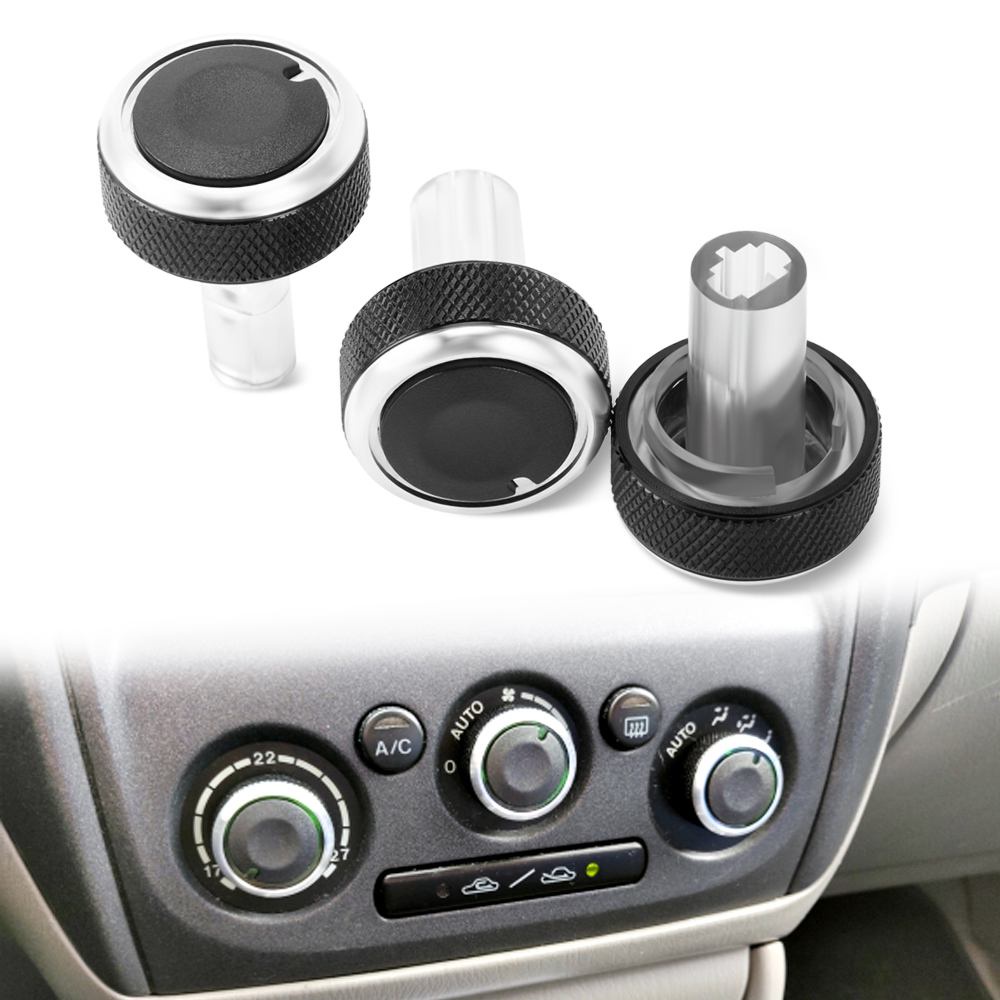 Car AC Heater Climate Control Knob Panel Switch Knobs Buttons For Mazda