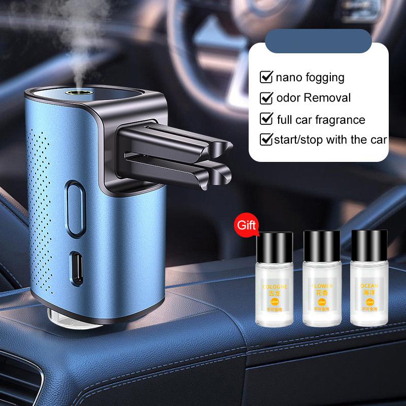 Car Air Vent Outlet Aromatherapy 220mAh Perfume Diffuser LED Trype-c ...