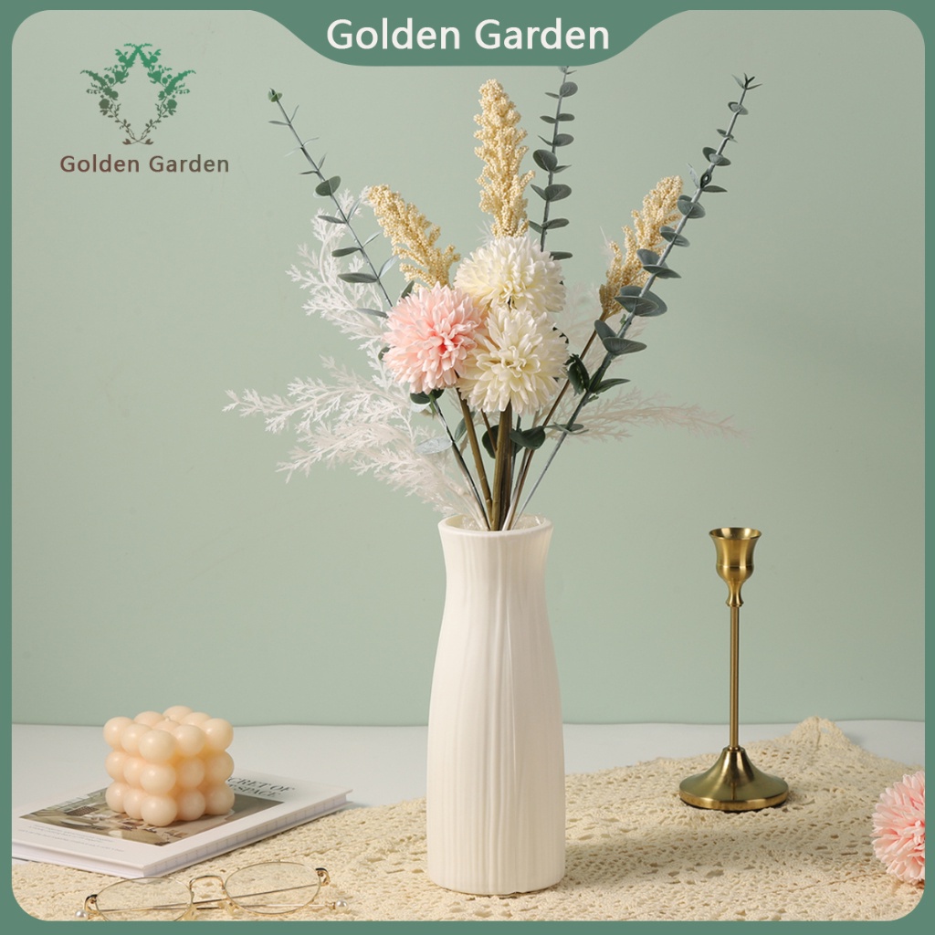 displayBouquet Artificial Flowers pampas grass Plants Bouquet