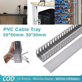 Wire Management Trays, Cable Raceway Kit, Open Slots for Easy Wire