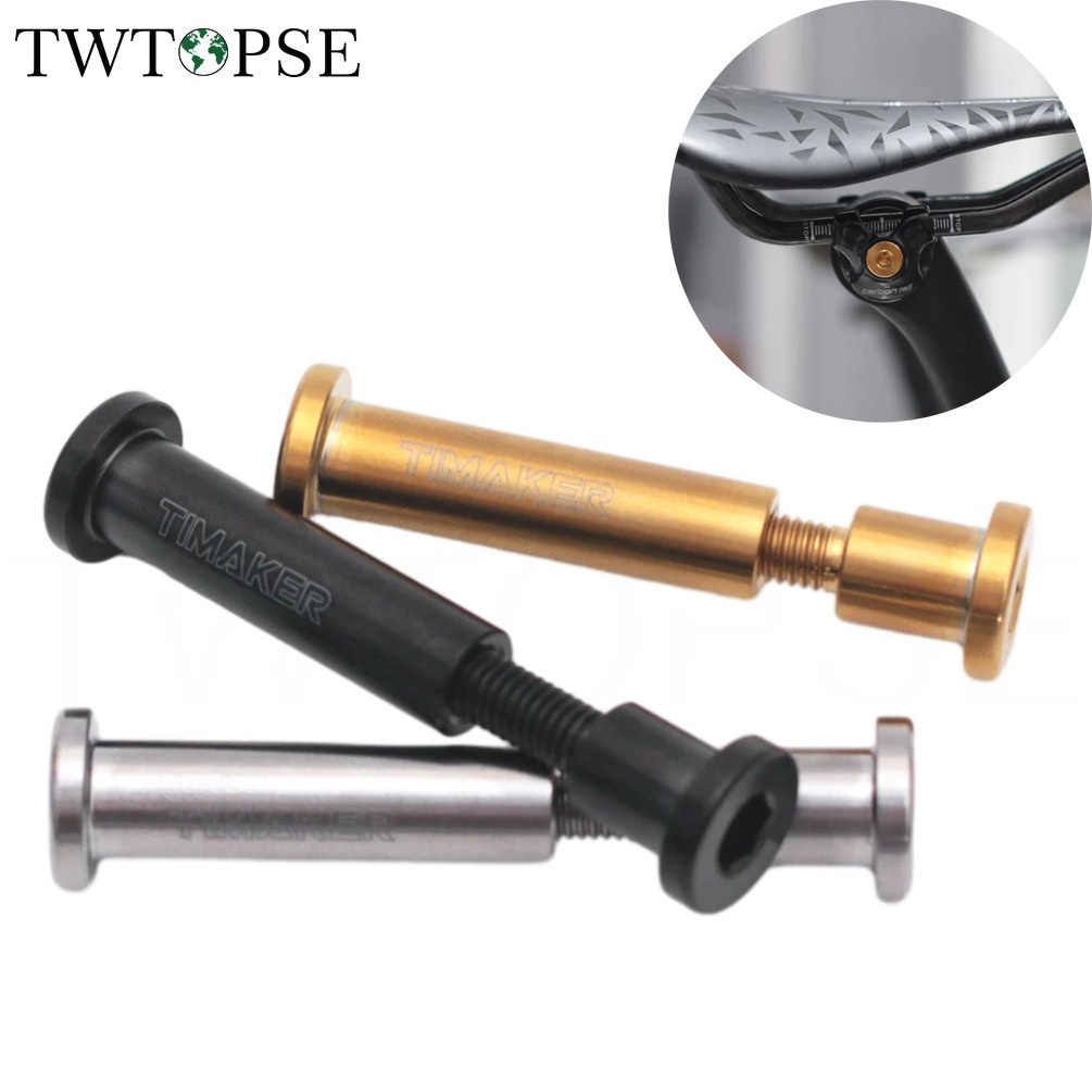 TWTOPSE Bike Seat Post Bolt For Sworks Bicycle Saddle Titanium Screw