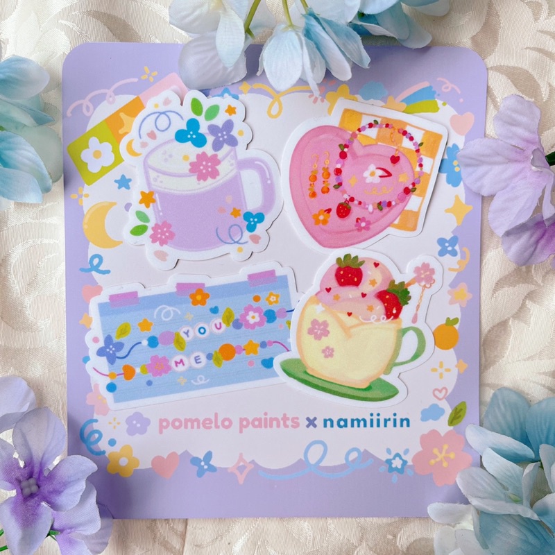 ☈Pomelo Paints Co. x Namiirin Sticker Set (*´︶`*) ๑♡ Shopee Philippines