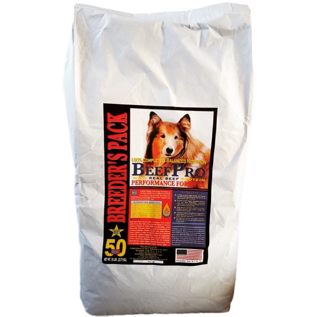 Beef pro puppy store price per sack