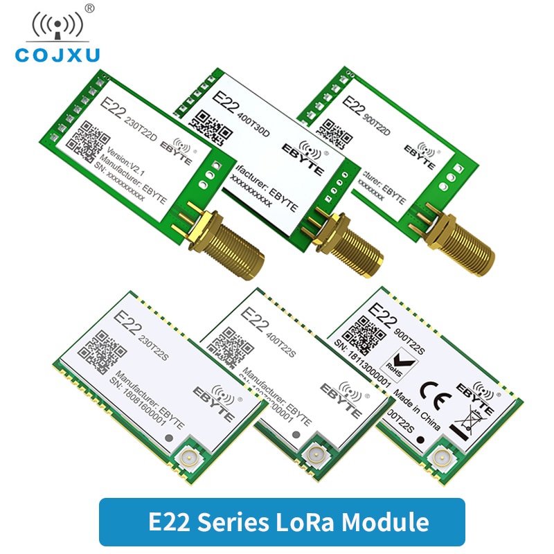 SX1262 SX1268 LoRa Module COJXU E22 Series SMD DIP 433MHz 915MHz 868MHz ...