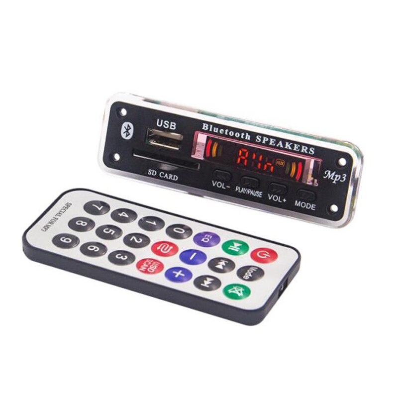 FM Radio Digital Audio Decoder BT 5.0 Receiver MP3 Player Stereo DIY ...
