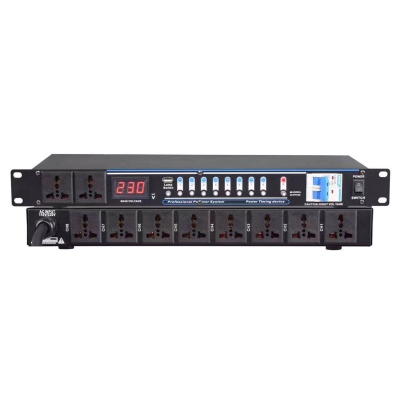 POWER DL208B power sequencer professional 10way switch sequence