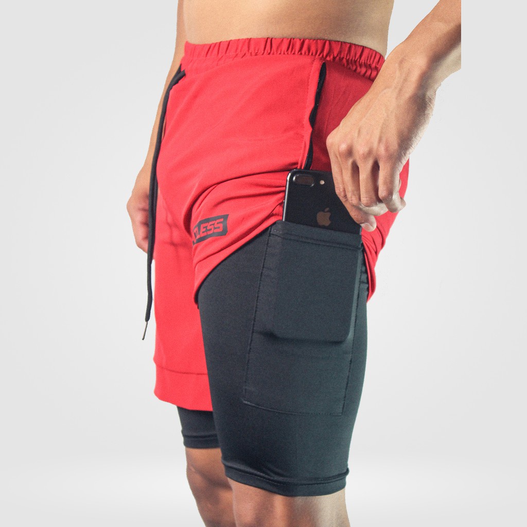 LIMITLESS】SVEN Aero Gym Shorts with Pocket Compression for Squats