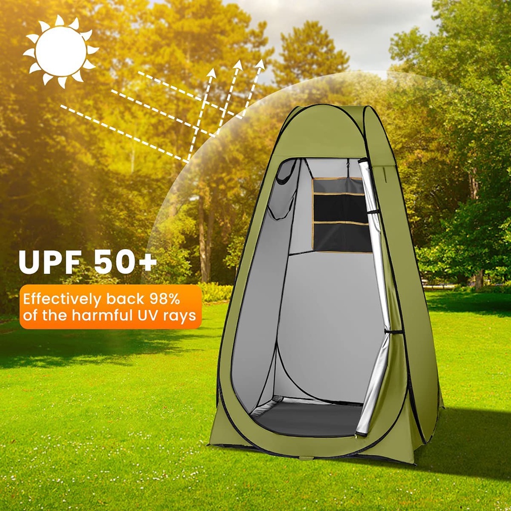 ☃Pop Up Portable Folding Tent Outdoor Shower Privacy Tent Folding Tent