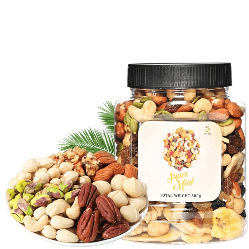 ln stock2023 500g Super meal mix nuts healthy trail mix nuts nutrition for weight loss dried