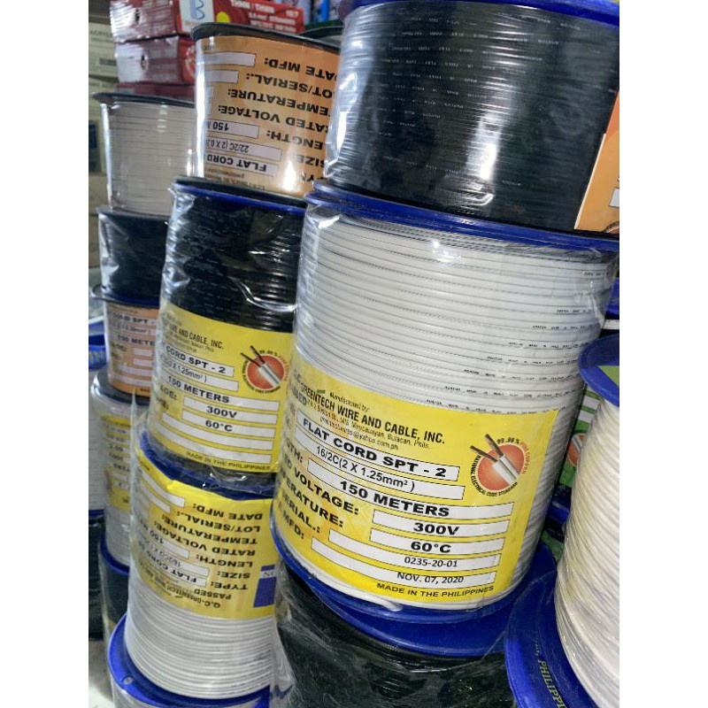 BOSTON FLAT CORD DUPLEX WIRE 16 / 18 / 22 (sold per roll ) Shopee Philippines