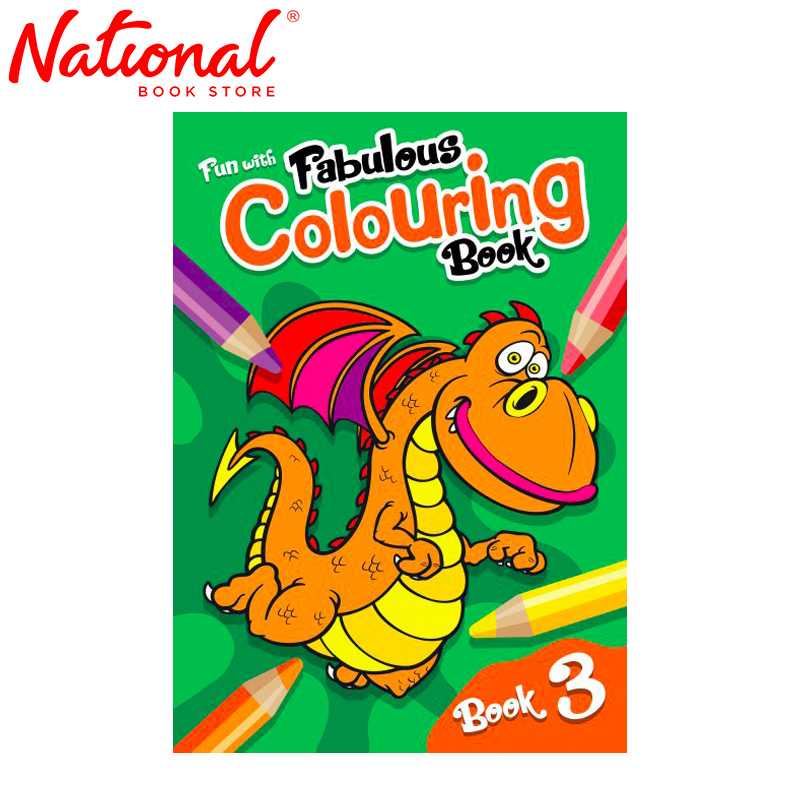 ☌Fun With Fabulous Colouring Book 3 Trade Paperback - Kids Activity