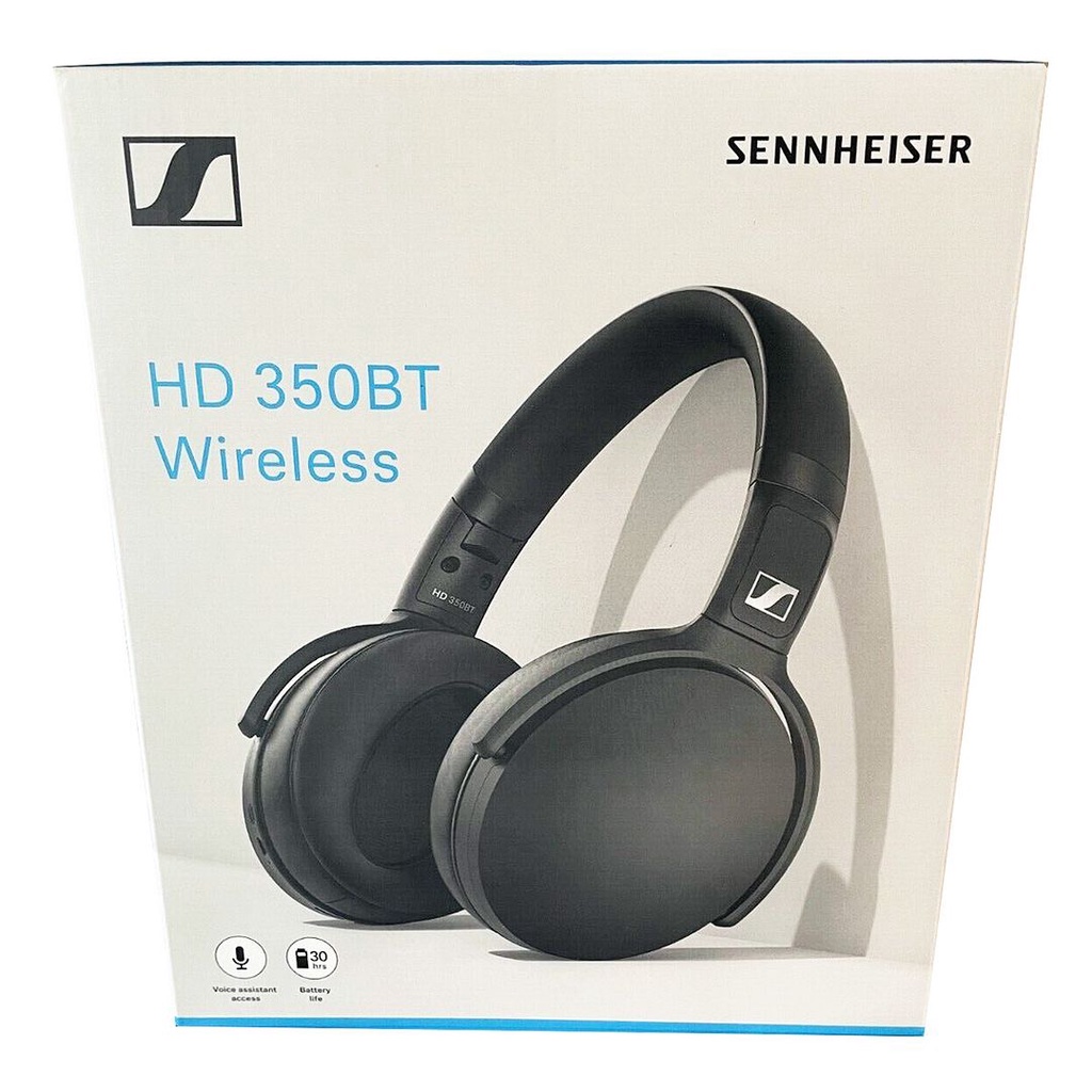 Sennheiser HD 350BT Wireless Bluetooth AroundEar Headphones ( Black