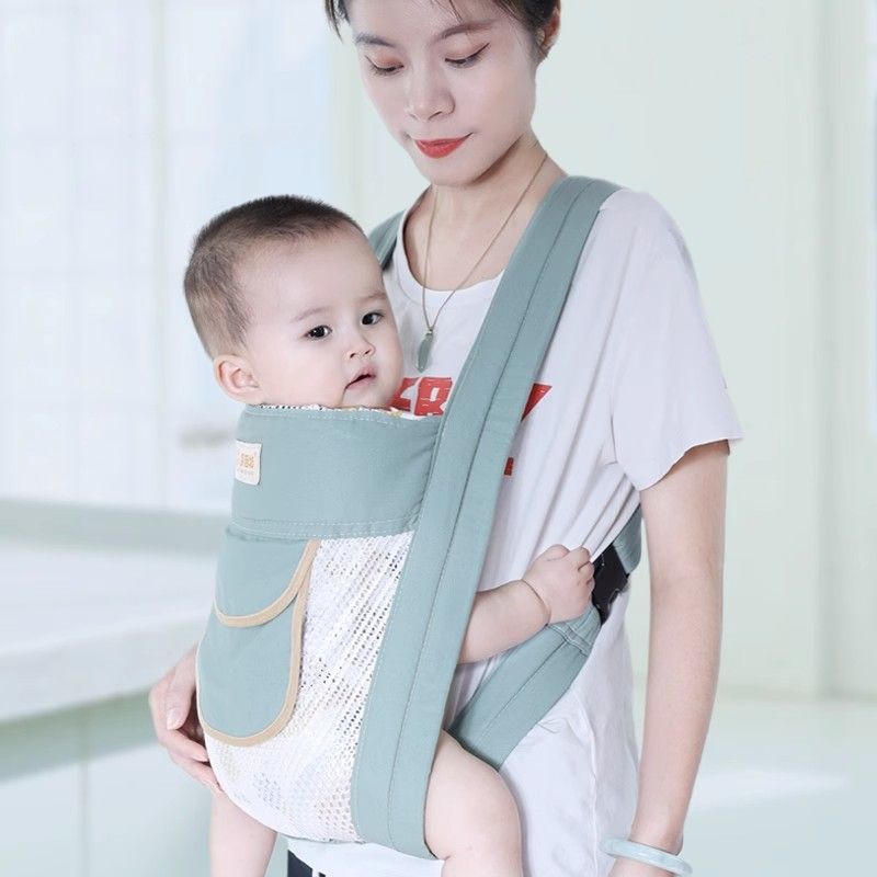【Baby carrier】Baby Carrier Strap Baby Outing Simple Front and Back Two