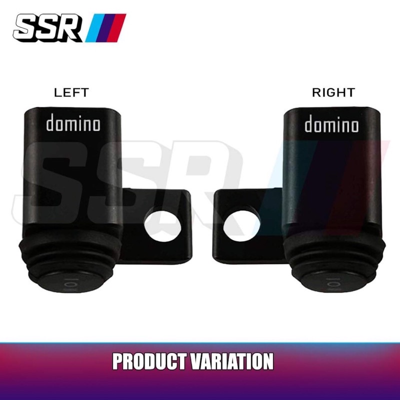 ☈F48 Domino Mini Driving Light Mirror Mount Switch 3 Way Switch Hazard