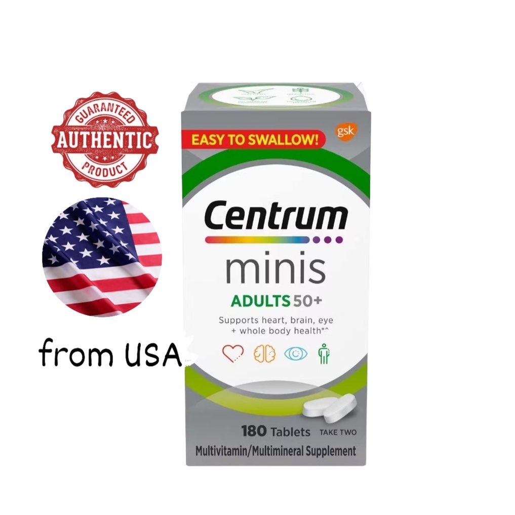 2023NEW┋ ☢Centrum Minis Silver Multivitamin for Adults 50 Plus