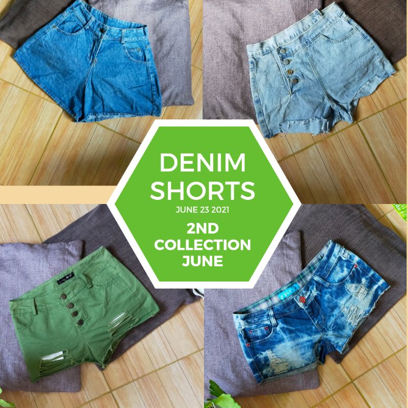 Ukay-Ukay Assorted Denim Shorts 2nd Collection of June | Shopee Philippines