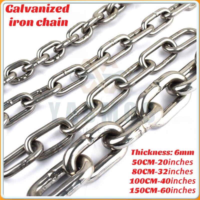 Heavy duty Galvanized iron chain kadena ( 20-100 inches ) pet chain dog ...