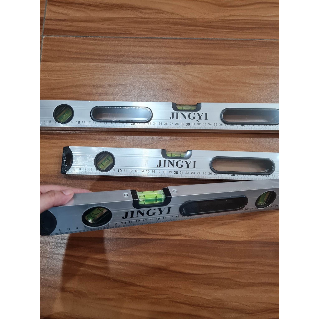 Aluminum Chrome 3 Dial Level Bar Measuring Ruler 16