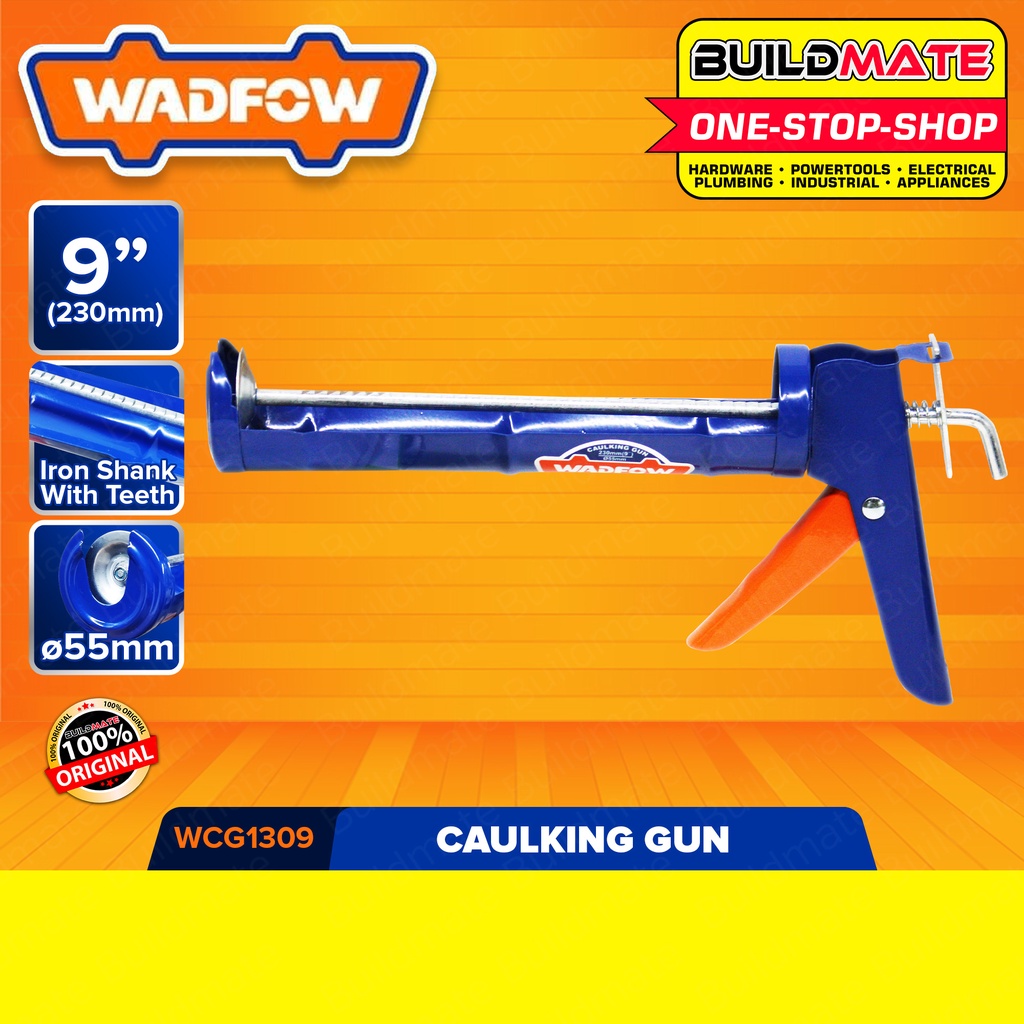 BUILDMATE Wadfow Caulking Gun 9" Inch Caulk Gun Sealant Gun Adhesive Gun Filler Glue Gun WCG1309