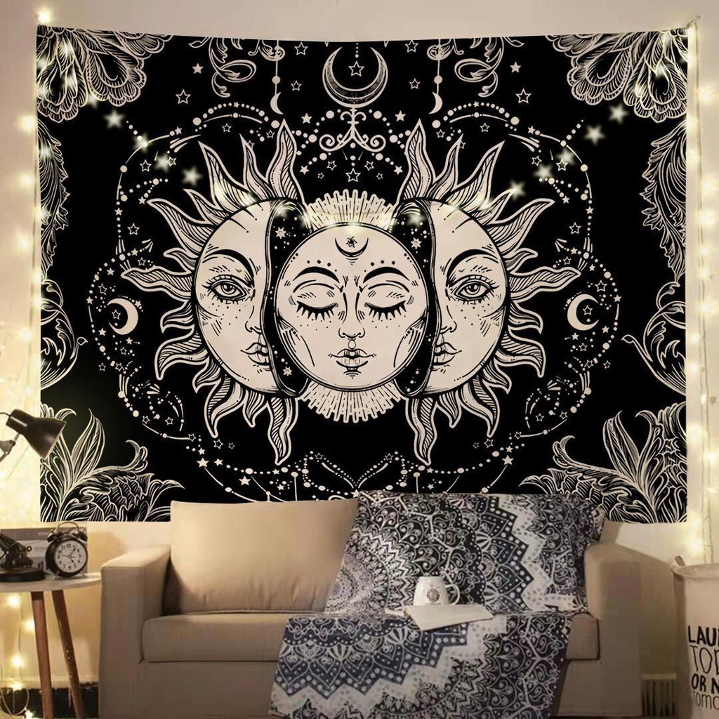 Mandala Tapestry Wall Hanging Decor With Hook Accessories bedroom ...