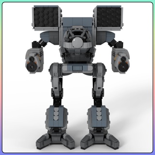 lv07 Robot Series MOC Bricks Mad Cat Mecha Clan Ghost Bear Building ...