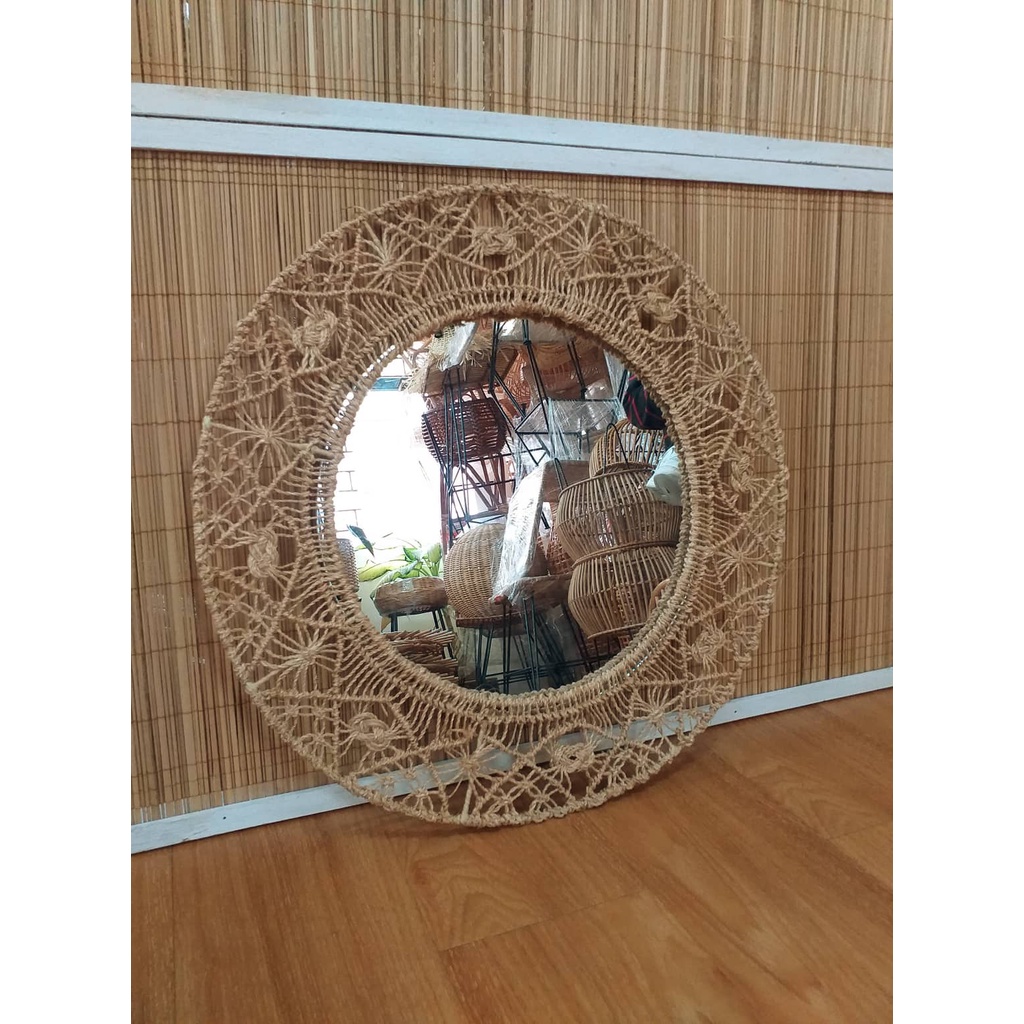 Manila Planters Rattan Mirror 17 Shopee Philippines