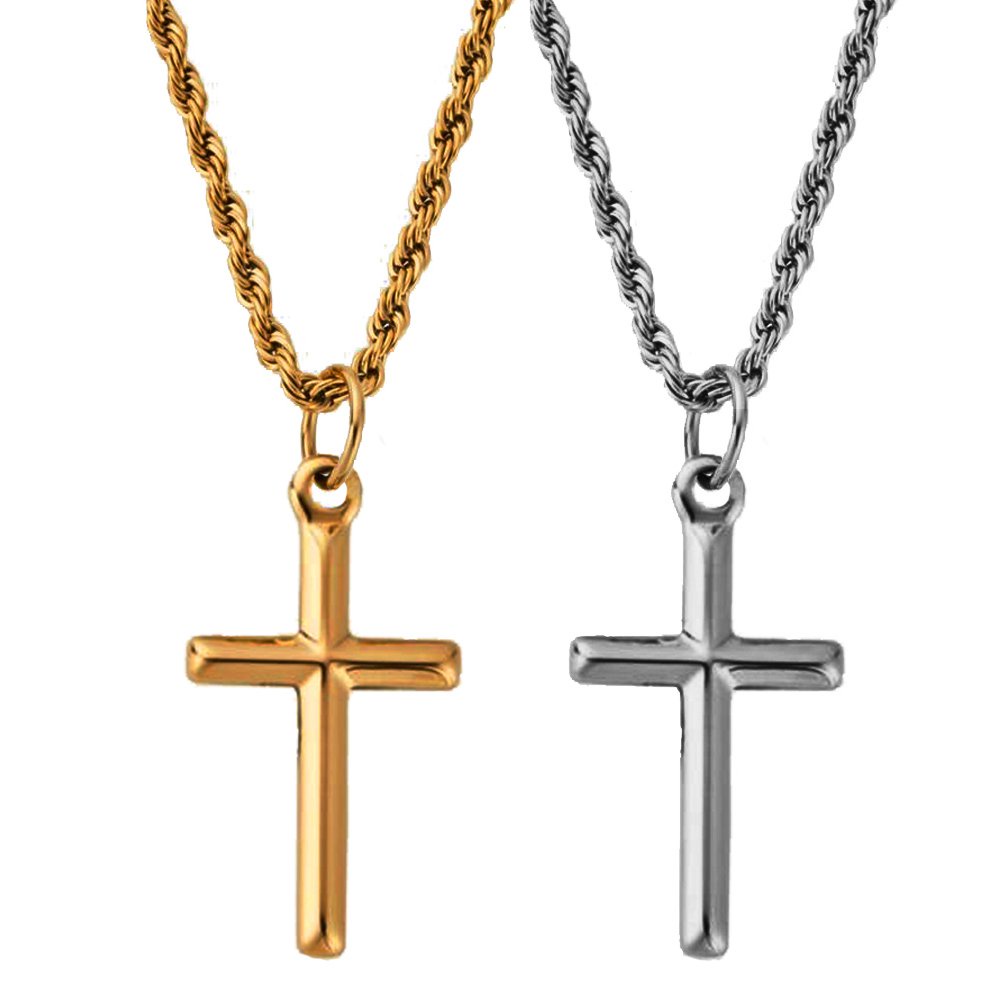 New Arrival Minimalist Cross Necklace 25mm Religious Crucifix Pendants ...