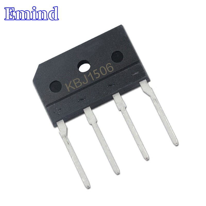vaAQ 5Pcs KBJ1506 Bridge Rectifier 15A/600V KBJ15J Bridge Stack Cutable ...