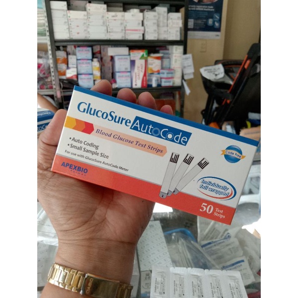 GLUCOSURE AUTOCODE STRIPS 50'S | Shopee Philippines