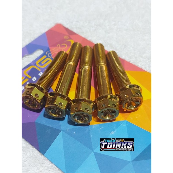 HENG SWING ARM + PIPE BOLTS SET ( NMAX/AEROX/PCX/ADV/AIRBLADE/CLICK160