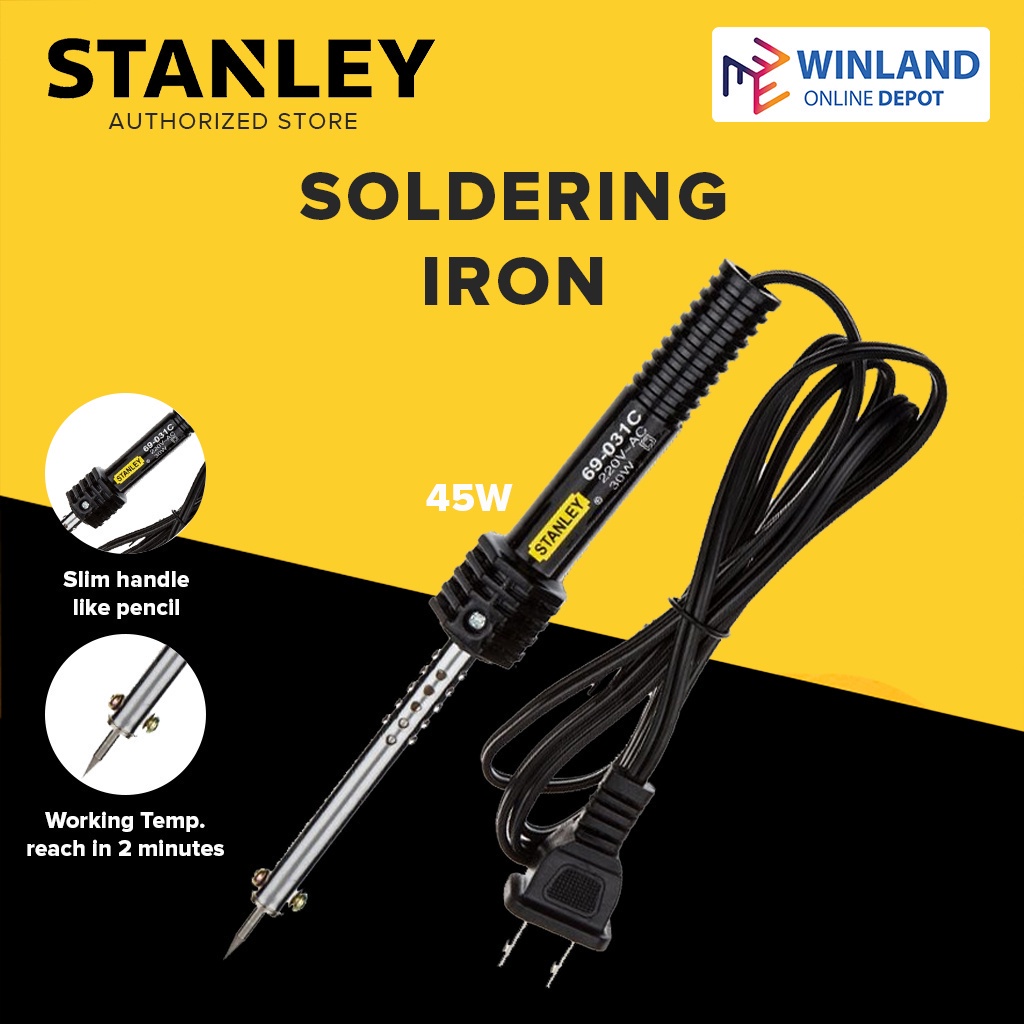 STANLEY by Winland Soldering Iron with Soldering Stand and Soldering