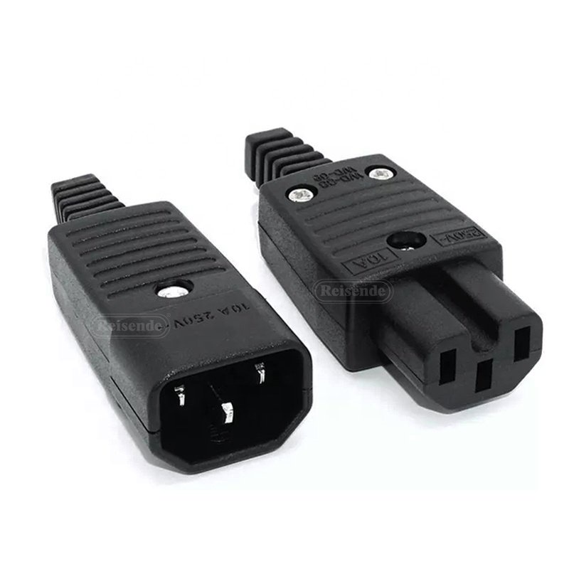 IEC320 C14 C15 AC PDU/UPS Wired Power Outlet Socket Cable Assemble ...