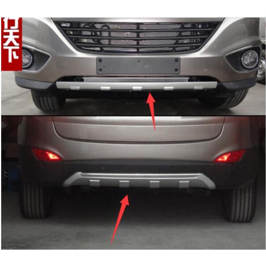 ABS front and rear Bumper Protector Skid Plate cover fit for hyundai