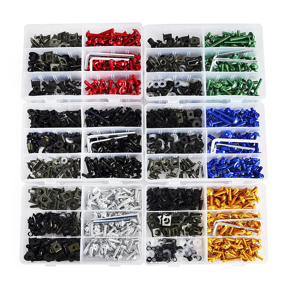 thumbnail image 2 of NICECNC 155pc Sportbike Fairing Bolt Kit – Complete Fastener Set With Aluminum Screws & Clips 2 of 6