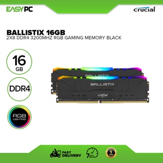 Crucial 16GB Ballistix DDR4 3200 MHz UDIMM Gaming BL2K8G32C16U4W