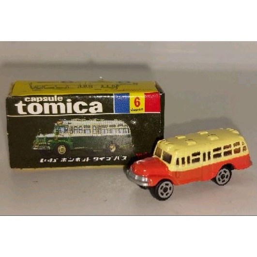 2002 TOMY Tomica Yujin Capsule Micro #6 Isuzu Bonnet Bus Mini Miniature ...