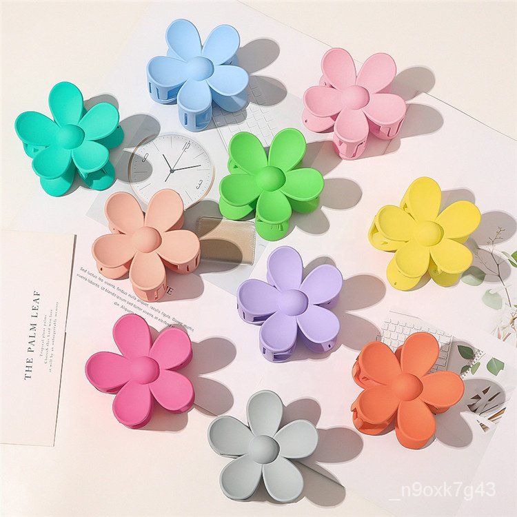 YIYI INS hot Spring Summer candy color sweet ponytail hair clips large ...