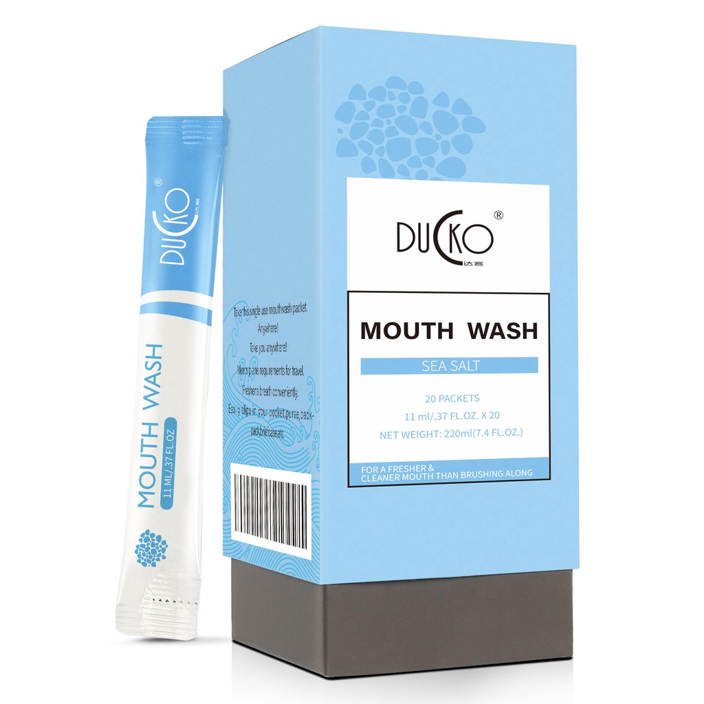 Mouthwash Portable Strip Mouthwash for Fresh Breath, Natural Fluoride