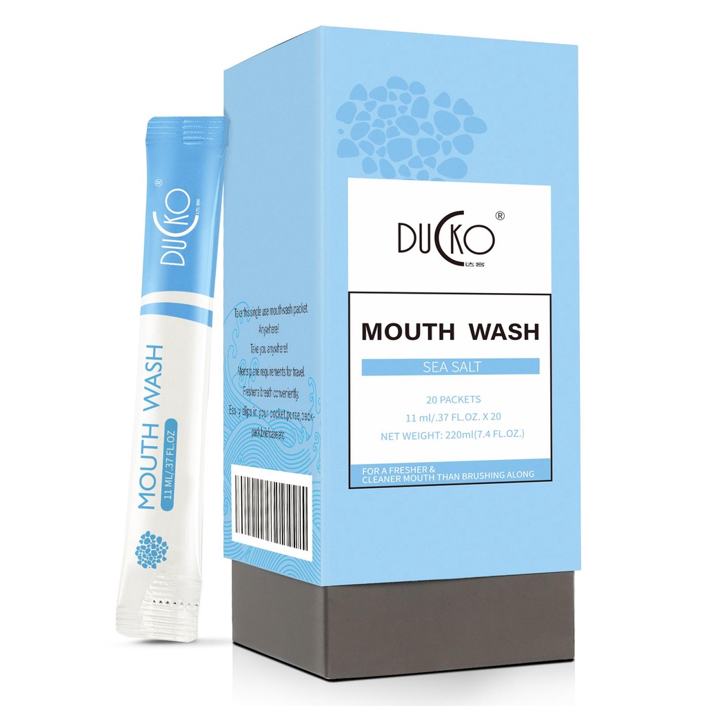 Mouthwash Portable Strip Mouthwash for Fresh Breath, Natural Fluoride ...