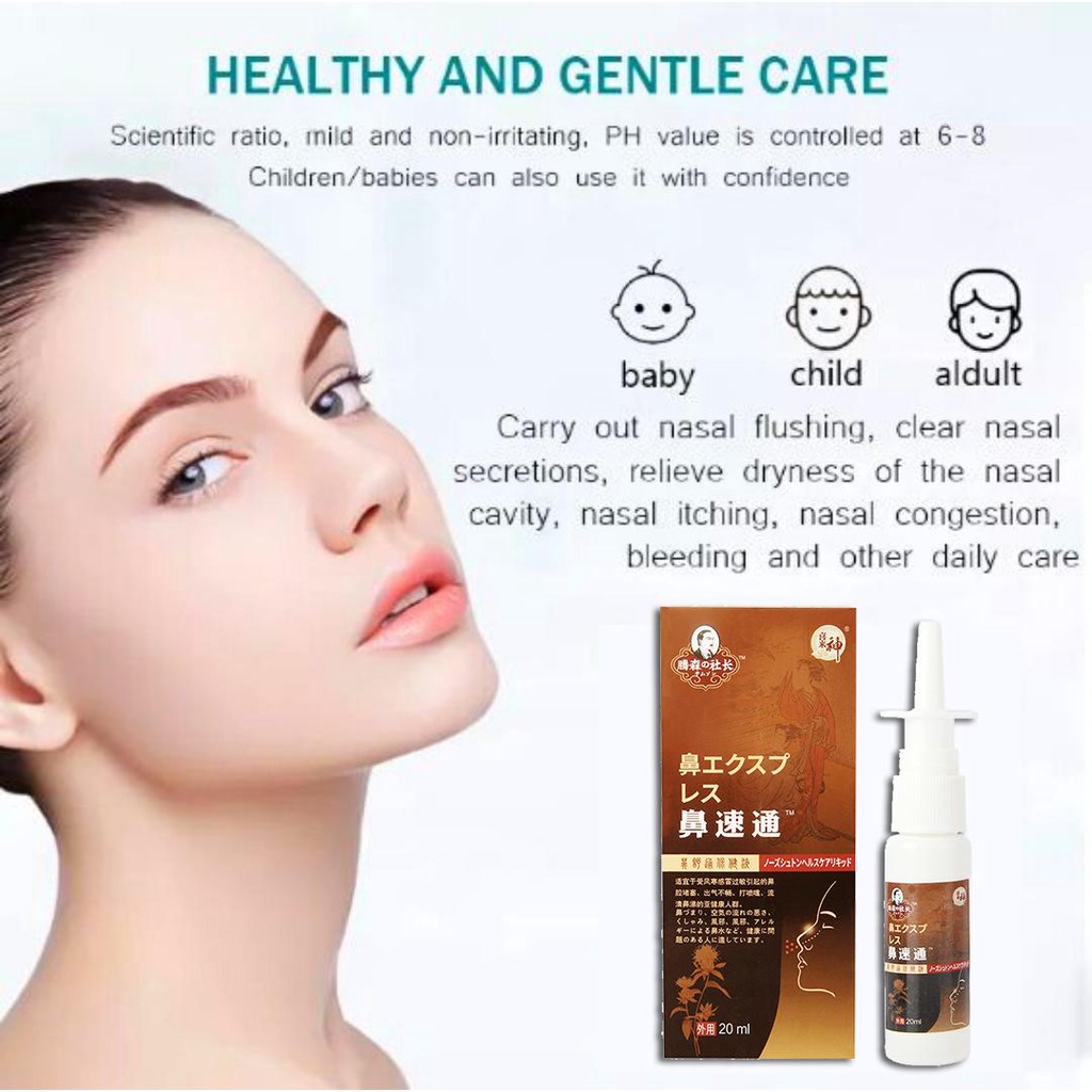 Imported from Japan ORIGINAL Nasal Sprays Treatment of allergic