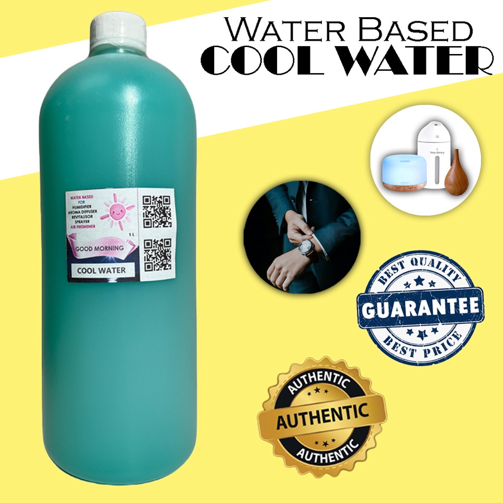 Good Morning Cool Water Premium Water Based Essential Oil Air Freshener