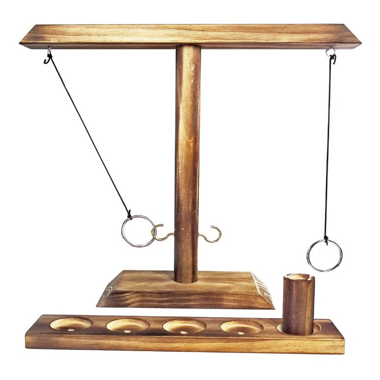 OEM private brand supported high quality pine wood tabletop wooden ring