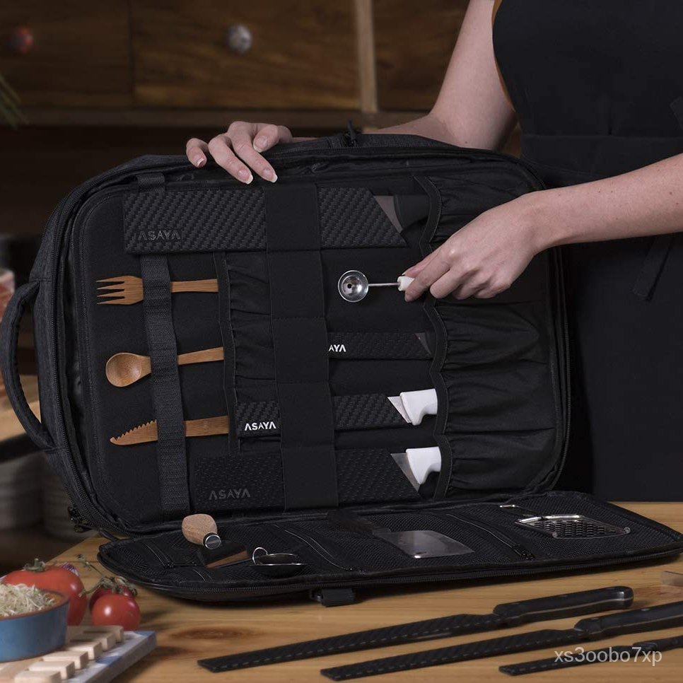 Profesional Custom Canvas Roll Heavy Duty Chef Backpack Knife Bag Tool ...