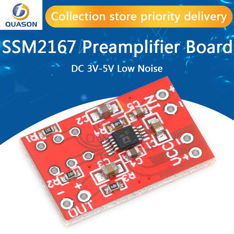 SSM2167 Microphone Preamplifier Board DC 3V5V Low Noise COMP