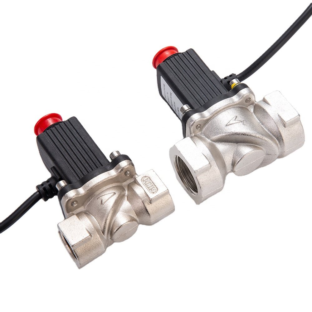12v shut off solenoid valve gas leak detector with valve 12v gas